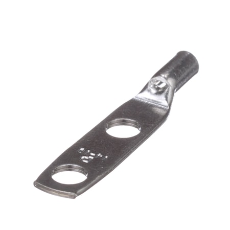 Panduit Two-Hole Compression Lug, 10 AWG Max, Standard Barrel, Copper, None LCD10-14B-L